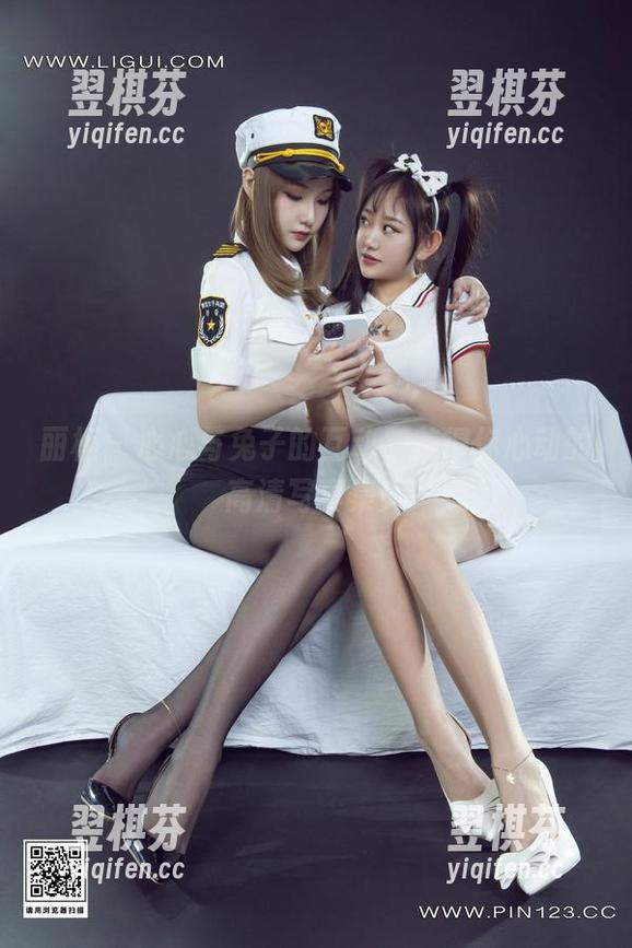 丽柜 - 心心与兔子的互动，美得你心动的高清写真集！