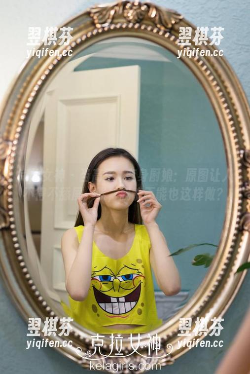 克拉女神 - 当高子琁变身厨娘：原图让人不得不舔屏，唉，我能不能也这样做？