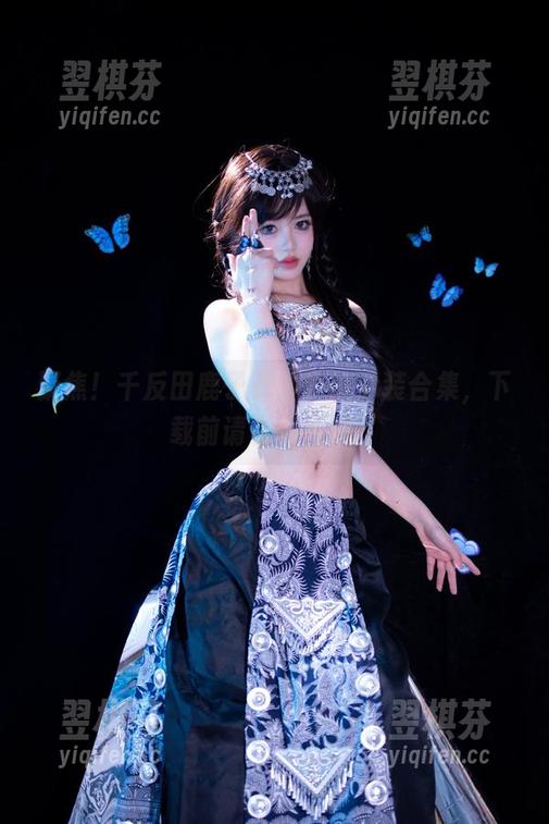 聚焦！千反田鹿子罩纱豹纹泳装合集，下载前请备好心脏！