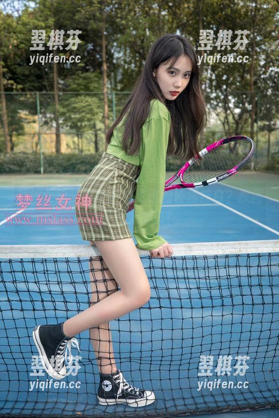 梦丝女神-灵唯 梦丝女神 - 谁能拒绝灵唯的校服纯白?原图下载来助兴!